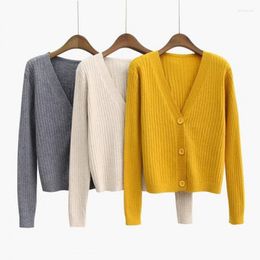 Women's Knits Long Sleeve Winter 2023 Novelty Clothes Knitted Cardigan For Women's Sweaters Female Jersey Woman Jumper Ladies Sweater