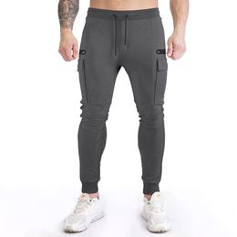 Calças masculinas 2023 Algodão Joggers Sorto Men Gym Casual Fitness Sport Treinamento de fisiculturismo Treinador masculino Running Trackpants 230131