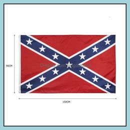 Bandeira bandeira dos EUA bandeira confederada dois lados Union rebel rebel star banners bens de estoque 5yh h1 entrega de gota h otljw