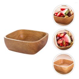 Dinnerware Sets Container Salad Plate Serving Trays Simple Wood Dessert Dish Platter Wooden Tableware