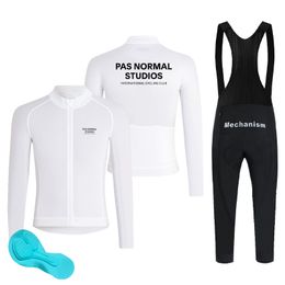 Cycling Jersey Sets PAS NORMAL STUDIOS Maillot Ciclismo PNS Spring Autumn Men's Long Sleeve clothing High Quality Shirt 221201