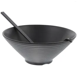 Bowls Bowl Melamine Ramen Noodle Japanese Soup Cereal Miso Serving Ceramic Pho Saladwith Fruit Rice Spoon Pasta Snack Mixing