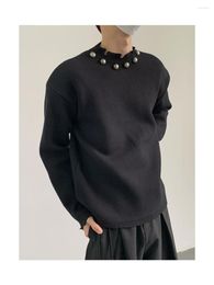 Men's Sweaters A1866 Fashion Men's 2023 Runway Luxury European Design Party Style Clothing