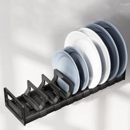 Storage Drawers Shelf Anti-slip Useful Eco-friendly Built-in Dish Drying Rack