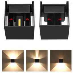 Wall Lamp Modern Brief Cube Adjustable Surface Mounted 10W 12W LED Outdoor Indoor Aluminium Light