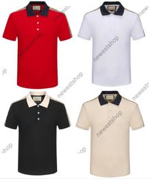 2023 Summer Designer Mens polo Shirts men luxury classical letter print TShirts Lapel Stripe splicing printing t-shirt casual poloshirt 3XL