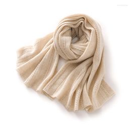 Scarves 2023 Cashmere Twist Scarf Ladies High-grade Fashion Warm Skin-friendly Dual-use Soft And Comfortable Solid Colour Shawl