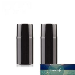 50ML black plastic airless bottle with pump lid for lotioncreamemulsionfoundationserum skin care packing