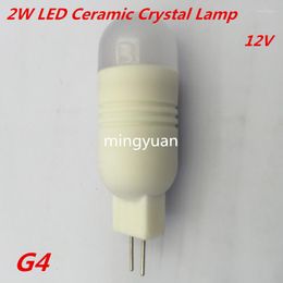 Ceramic 2W Crystal Lamp Corn Bulb Cool Warm White Chandelier COB Spot Light