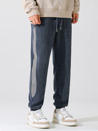 Men's Pants 2023 Spring Joggers Corduroy Sweatpants Streetwear Fashion Stretched Casual Harem Plus Size Baggy Trousers 8XL 230131