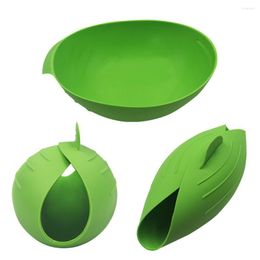 Bowls Microwave Silicone Steamer Folding Vegetable High Temperature Resistant Steaming Bowl Omelette Cookware Kitchen Gadget