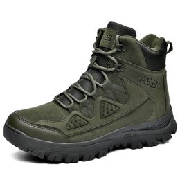 Boots Men Tactical Army Climbing Hiking Shoes Ankle Outdoor s Military Desert Waterproof Work Safety 230201