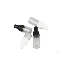 Packing Bottles 1Ml 2Ml L 5Ml Glass Dropper Mini Pipette Refillable Per Fragrance Cosmetics Vial Containers Empty Eye Bottle Reagent Otprl
