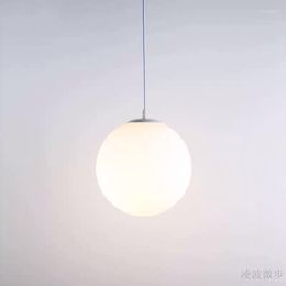 Pendant Lamps Simple Modern Clothing Store Bar Table Ball Glass Chandelier Restaurant Aisle Lamp Creative Personality Spherical Window