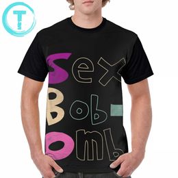 Men's T-Shirts Scott Pilgrim T Shirt Scott Pilgrim Sex Bob-omb T-Shirt Short Sleeves Man Graphic Tee Shirt 100 Polyester Fun Beach Tshirt Y2302