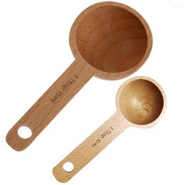 Dinnerware Sets Scoop Scoopssmall Canisters Tablespoon Spoon Wooden Tea Measure Wood Measuring Loose Coffee