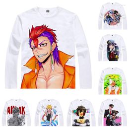 Men's T Shirts Coolprint Anime Shirt Nanbaka - The Numbers T-Shirts Multi-style Long Hajime Sugoroku Kenshiro Yozakura Cosplay Kawaii