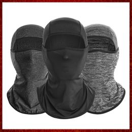 MZZ106 Motorcycle Ice Silk Face Mask Outdoor Riding Breathable Dustproof Balaclava UV Protection Full Face Cover Motorcycle Equipments