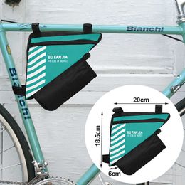 Panniers s Bike Waterproof Frame Front Tube Triangle Mobile Phone Tools Bag Water Bottle Holder Pouch Bicycle Accessories 0201