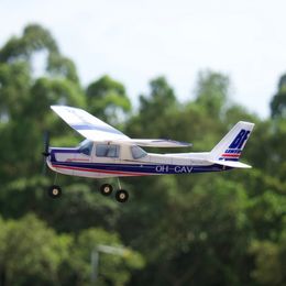 Symulatory minimumrc niebieski Cessna152 360 mmpan 3-kanałowy trener trener stały samolot RC Zabawki na zewnątrz dla dzieci Prezenty 230131