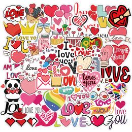 50 Pcs Love Stickers I Love You graffiti Stickers for DIY Luggage Laptop Skateboard Motorcycle Bicycle Stickers AZ198