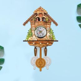 Wall Clocks Strong Magnetic Clips Living Clock Wooden Cuckoo Retro Alarm Room Chime Oven Probe With Cord Food Thermometers