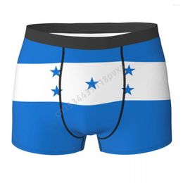 Underpants Men Panties Honduras Flag Honduran Country Boxer Shorts Polyester For Boys Male Large Size