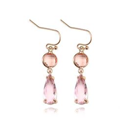 Dangle Chandelier Colorf Waterdrop K9 Crystal Earrings For Women Gold Gemstone Drop Earring Fashion Jewellery Party Holiday Gifts Del Otbln