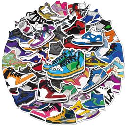 50pcs Shoe Sneaker Stickers for Water Bottle Basketball Stickers graffiti Stickers for DIY Luggage Laptop Skateboard Motorcycle Bicycle Stickers T01040703