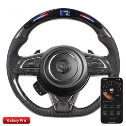 LED Display Carbon Fiber Steering Wheel for Suzuki Car Accessories
