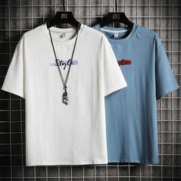 Men's T-Shirts Mens Summer T-shirts 5XL Oversized Tee Shirts New Clothing Fashion T Shirt Men Cotton Funny Casual TShirt for Man Y2302