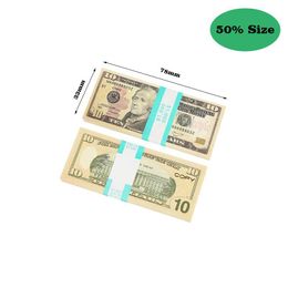 Other Festive Party Supplies Prop Money Banknote 100 Dollars Toy Currency Copy Fake Euros Children Gift 50 Dollar Ticket Drop Deli Dhw7Z