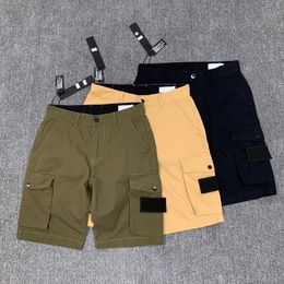 Pantaloncini di marca da uomo topstoney designer Pantaloncini casual da uomo con etichetta laterale lavata tascabile da lavoro Taglia M-2xl