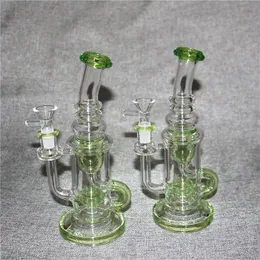 Mini Beaker Bong Bubbler Water Bongs Thick Glass Bongs Water Pipes Oil Rigs Hookah With 14mm 9 Inchs