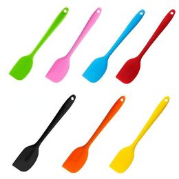 UPS Baking cozinhando bpa grátis de 8 polegadas de 8 polegadas Spatulas spatula de borracha resistente a calor sem fita adesiva de uma peça não-bobo raspador flexível