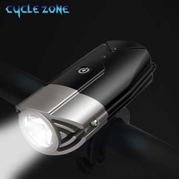 Bike Lights 1200 LM Powerful Light Front Headlight Led Flashlight Running USB Rechargeable MTB Cycling Lantern For Bicycle Lamp 0202