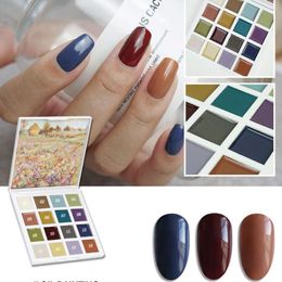 Nail Gel MAOMIA 16 Colors Solid Polish Painting Off UV/LED 9ML Professional Salon Paint Semi Permanent Manicure