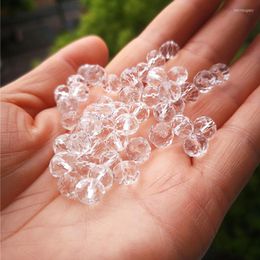 Chandelier Crystal Top Quality Clear Colour 6 8mm Rondelle Austria 32Faceted Glass Shiny Beads Loose Spacer Round For Jewellery Making