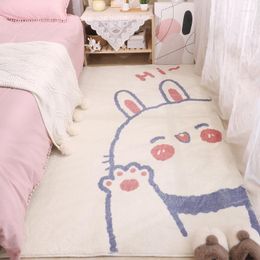 Carpets Cute Cartoon Rugs For Bedroom Fluffy Soft Baby Room Mat Large Area Thickening Living Decoration Carpet Home Non-slip Rug