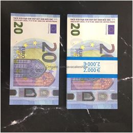 Other Festive Party Supplies 50 Size Replica Us Fake Money Kids Play Toy Or Family Game Paper Copy Uk Banknote 100Pcs Pack Practic DhxclABMM