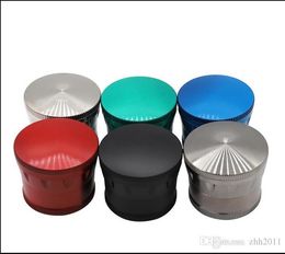 New Creative Mushroom Head Drum Metal Smoke Grinder Portable 50mm Zinc Alloy Smoke Crusher for Foreign Trade