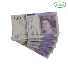 Other Festive Party Supplies 50 Size Replica Us Fake Money Kids Play Toy Or Family Game Paper Copy Uk Banknote 100Pcs Pack Practic DhxclFMXS