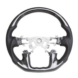 Real Carbon Fibre LED Steering Wheel for Nissan Patrol LED Performance Racing Wheel