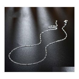 Chains 925 Sterling Sier Plated Three Rooms And One Chain Necklace Size 1624 Inch Sc13 Lobster Clasps Smooth Jewellery Drop Delivery N Dhj6N