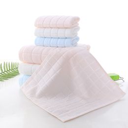 Plain Cotton Square Towel Face Wash Small Towel Thickened Soft Absorbent Handkerchief Baby Towel Children Face Towel 1223997