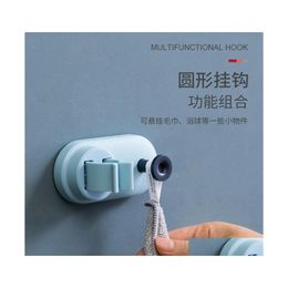 Bathroom Shelves Shees Mop Clip Home Punch Rack Hook Card Holder Storage Drop Delivery Garden Bath Hardware Dhmcg