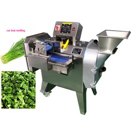 Automatic Vegetables Cutting Machine Commercial Vegetable Slicer Electric Vegetable Fruit Slice Shred Diced Machine