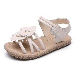 Sandals COZULMA Children Roman Style for Summer 1-6 Years Toddler Princess Flower Dress 21-30 Baby Girls Beach Shoes 0202