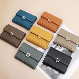 Designer Women's short fortune leather wallet purses Multi-functional snakehead folding fashion wallets