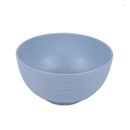 Bowls 15PCS Wheat Straw Tableware Bowl Set Household Rice Creative Anti Fall Plastic Soup